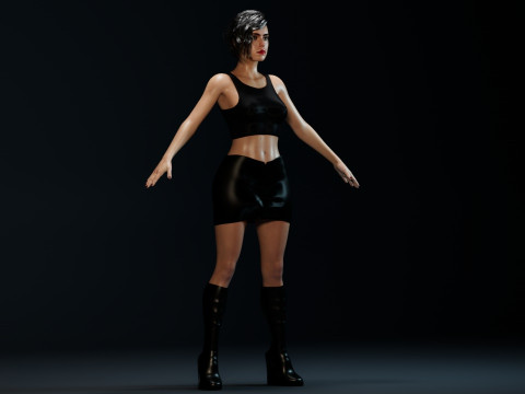 Daisy Ridley 3Dモデル
