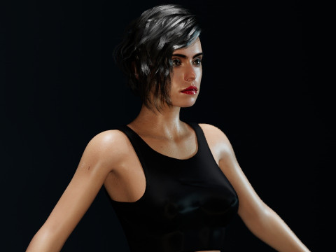 Daisy Ridley 3Dモデル