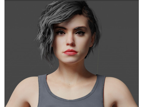 Daisy Ridley 3Dモデル