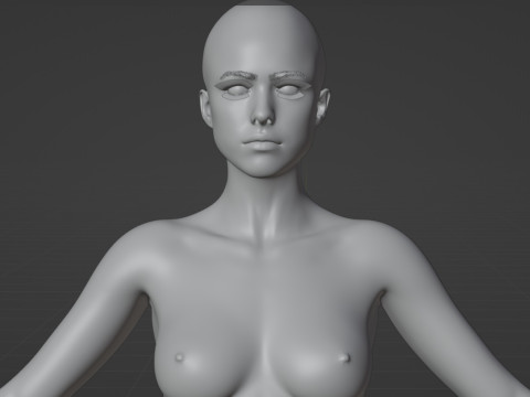 Margaret Qualley 3D-Modell