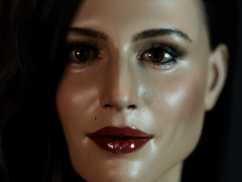 Eliza Dushku Modello 3D