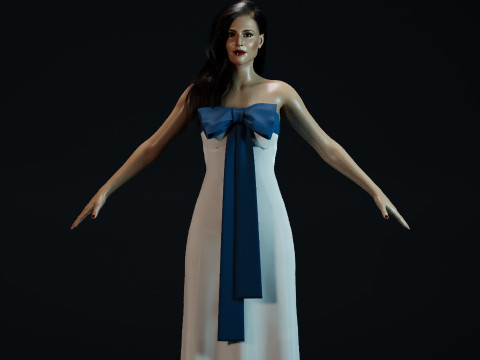 Eliza Dushku Modello 3D