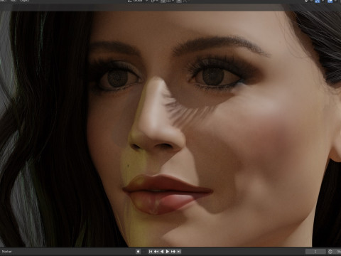 Eliza Dushku Modello 3D