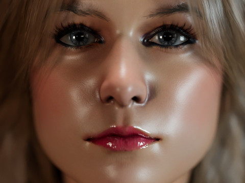 Melissa Benoist 3Dモデル