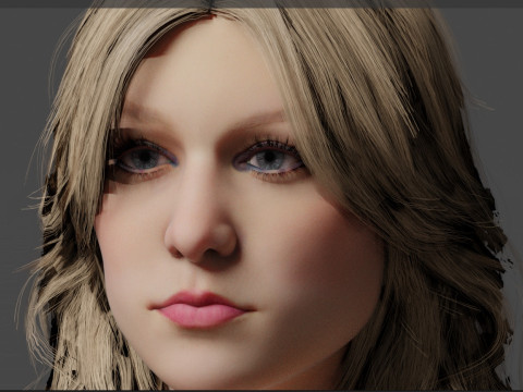 Melissa Benoist 3Dモデル