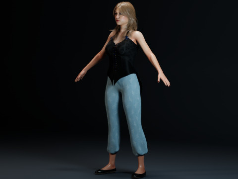Melissa Benoist 3Dモデル