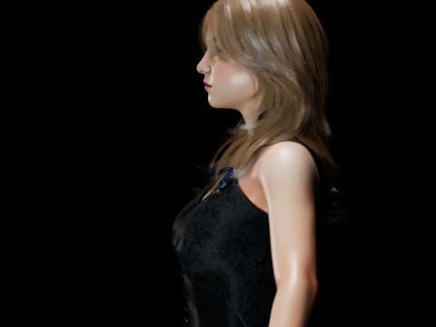 Melissa Benoist 3Dモデル