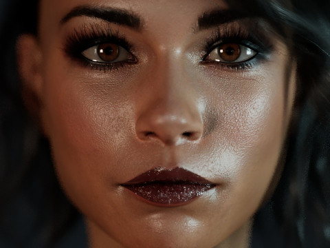 Jessica Parker Kennedy 3D-Modell