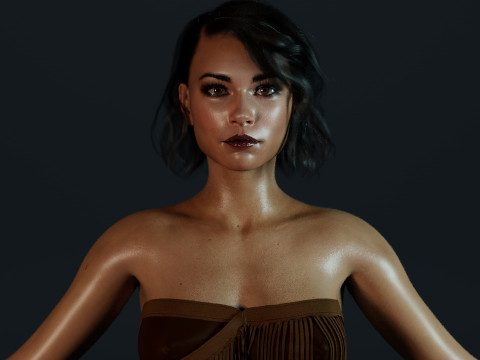 Jessica Parker Kennedy 3D-Modell