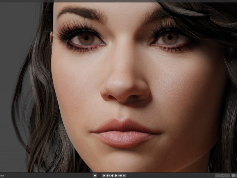 Jessica Parker Kennedy 3D-Modell