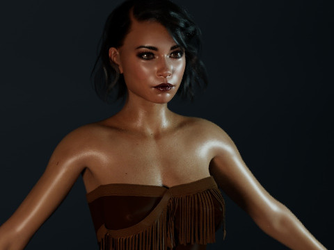 Jessica Parker Kennedy 3D-Modell