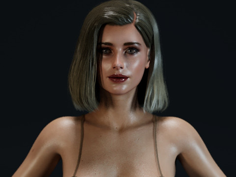 Emma Roberts 3D 模型