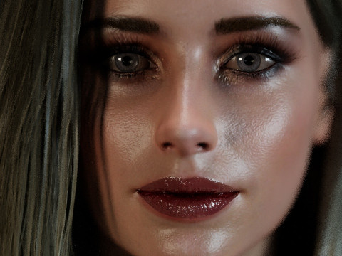 Emma Roberts 3D 模型
