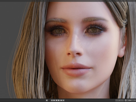 Emma Roberts 3D 模型