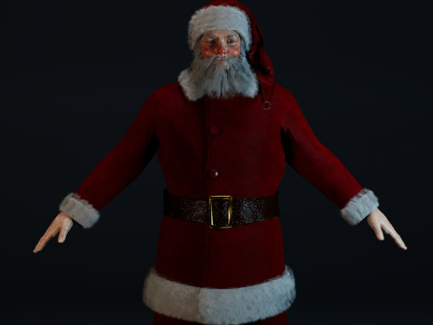 Santa Claus 3Dモデル