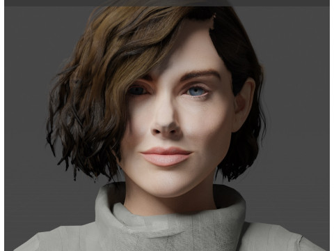 Alison Brie 3D Model