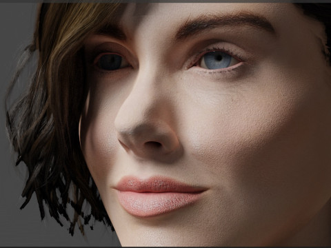Alison Brie 3D Model