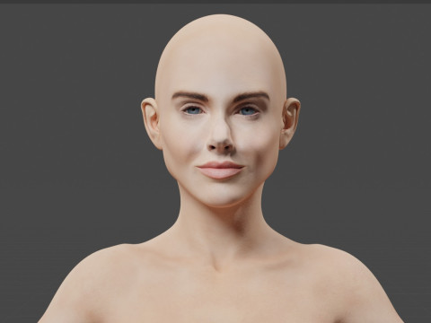 Alison Brie 3D Model