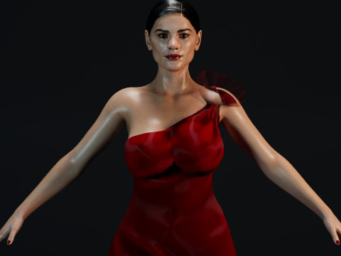 Hayley Atwell 3Dモデル