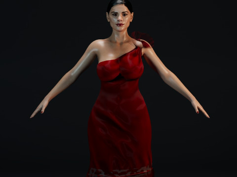 Hayley Atwell 3Dモデル