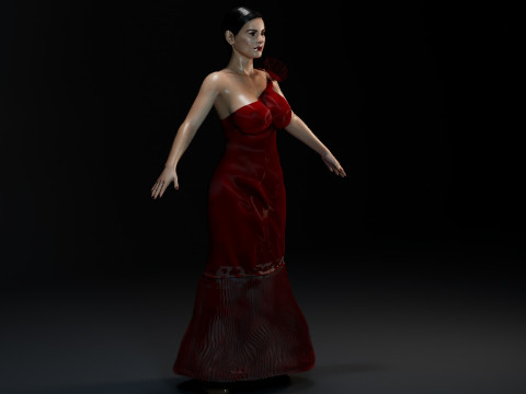 Hayley Atwell 3Dモデル