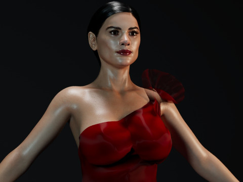 Hayley Atwell 3Dモデル