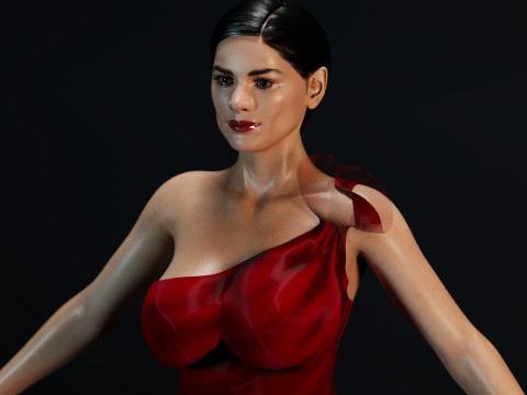 Hayley Atwell 3Dモデル