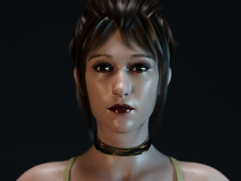 Taissa Farmiga 3D Model