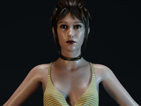 Taissa Farmiga 3D Model