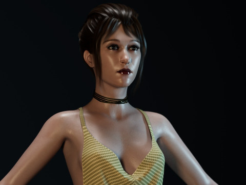 Taissa Farmiga 3D Model