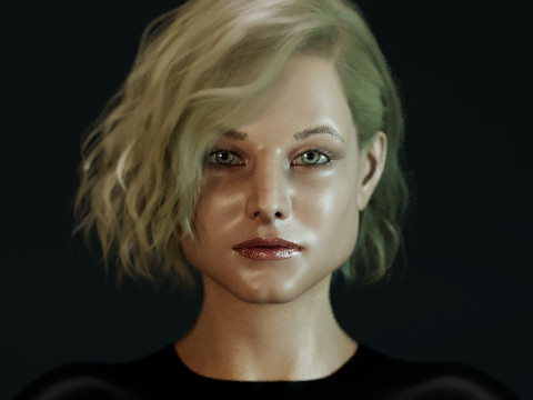 Jodie Foster 3D Model