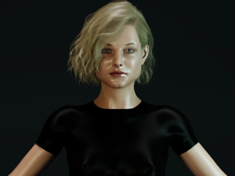 Jodie Foster 3D Model
