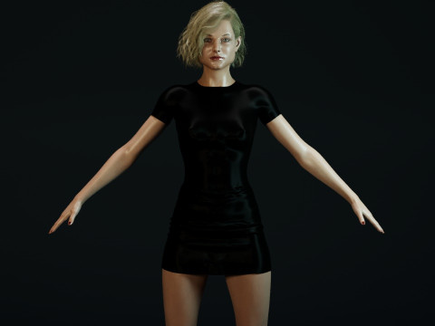 Jodie Foster 3D Model
