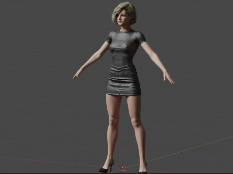 Jodie Foster 3D Model