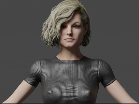 Jodie Foster 3D Model