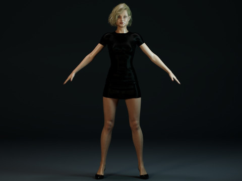 Jodie Foster 3D Model