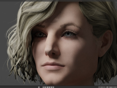 Jodie Foster 3D Model