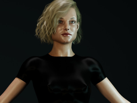 Jodie Foster 3D Model