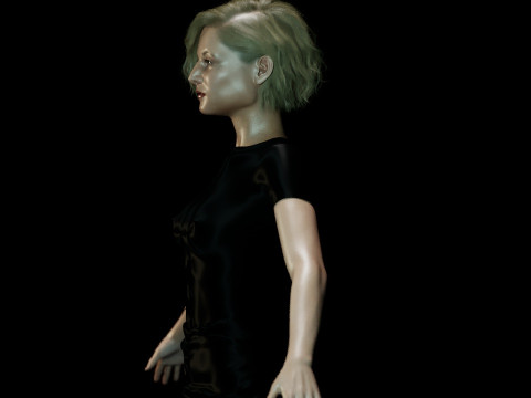 Jodie Foster 3D Model