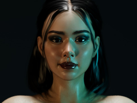 Bella Poarch 3Dモデル
