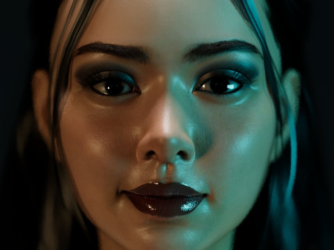 Bella Poarch 3Dモデル