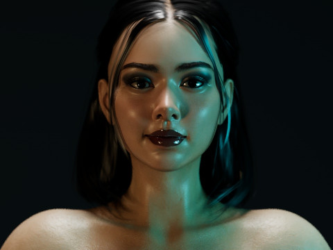 Bella Poarch 3Dモデル