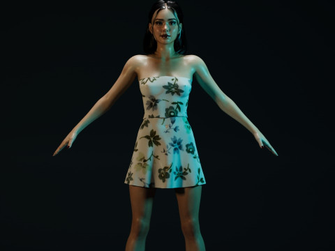 Bella Poarch 3Dモデル