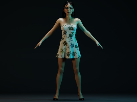 Bella Poarch 3Dモデル