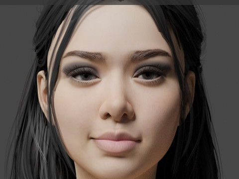Bella Poarch 3Dモデル
