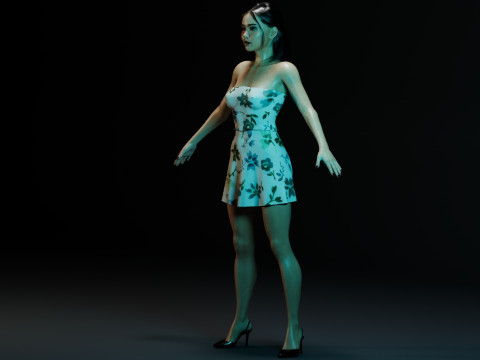 Bella Poarch 3Dモデル