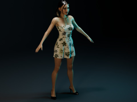 Bella Poarch 3Dモデル