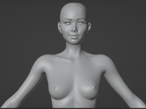 Bella Poarch 3Dモデル