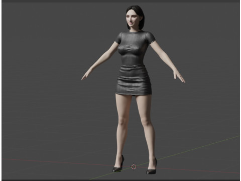 Abigail Shapiro 3Dモデル