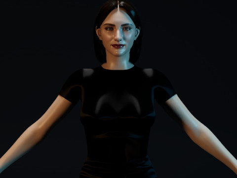 Abigail Shapiro 3Dモデル